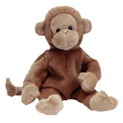 TY Beanie Baby - BONGO the Monkey (Dark Brown Tail Version) (8.5 inch)