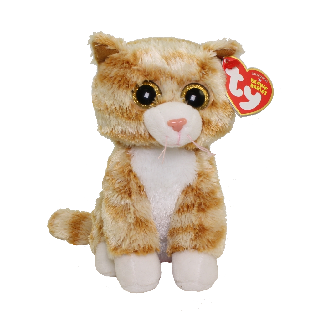 TY Beanie Baby - BOOTIES the Orange Tabby Cat (6 inch)