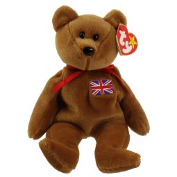 TY Beanie Baby - BRITANNIA the Bear (UK Exclusive) (8.5 inch)