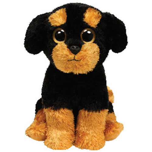 TY Beanie Baby - BRUTUS the Rottweiler Dog (Big Eye Version) (6 inch)