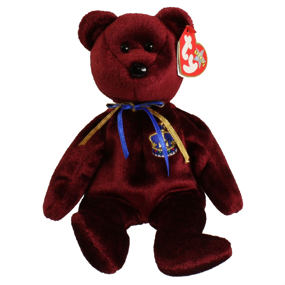 TY Beanie Baby - BUCKINGHAM the Bear (UK Exclusive) (8.5 inch)