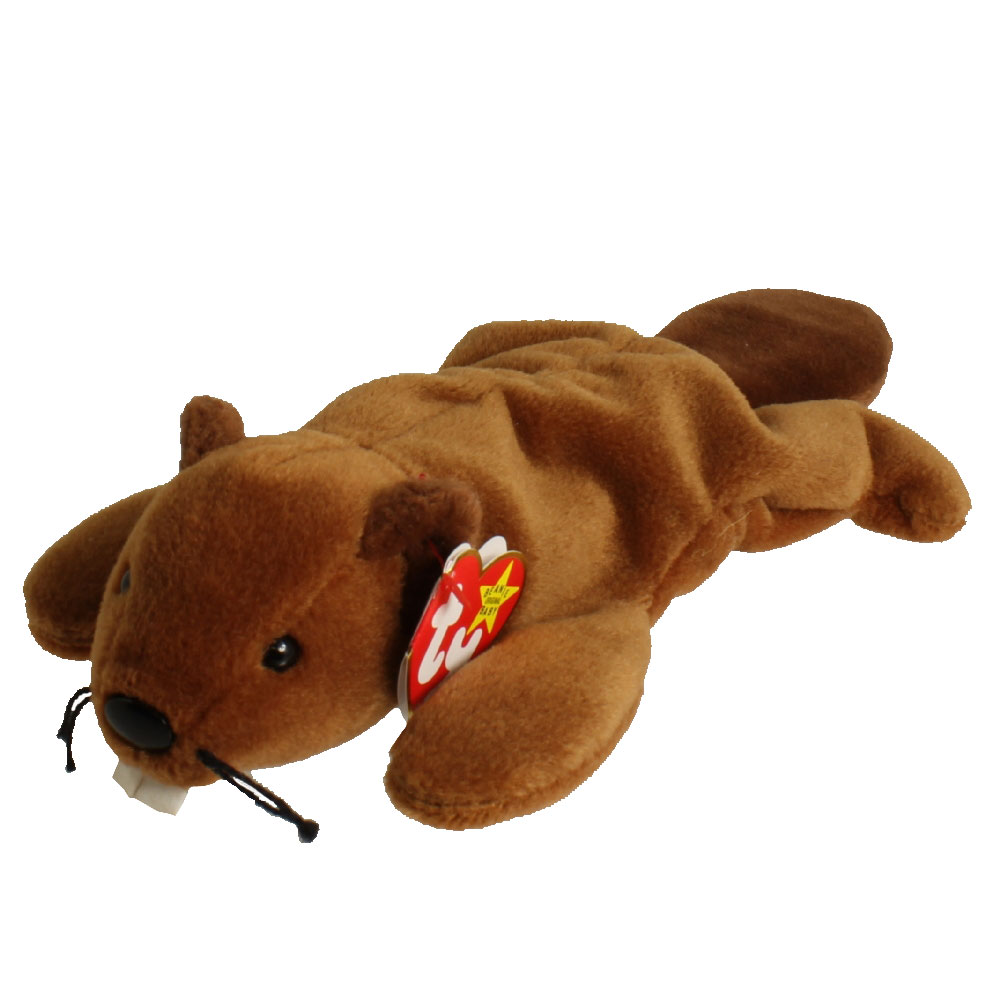TY Beanie Baby - BUCKY the Beaver (4th Gen hang tag) (8.5