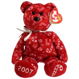 TY Beanie Baby - CANDY CANES the Bear (Red Version) (Hallmark Exclusive) (8 inch)