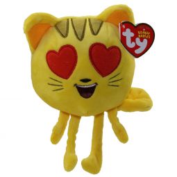 TY Beanie Baby - The Emoji Movie - CAT HEART EYE (6 inch)