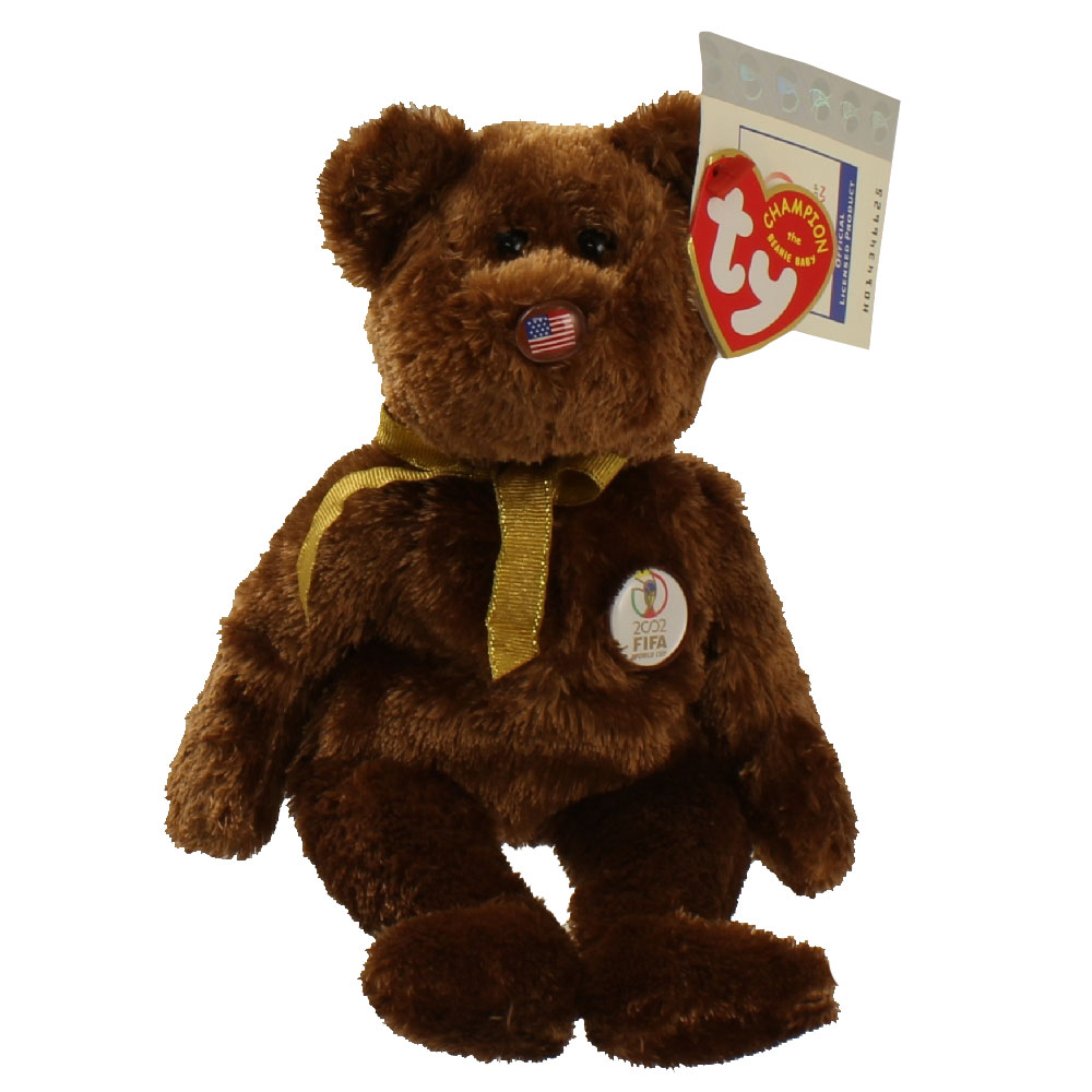TY Beanie Baby - CHAMPION the FIFA Bear ( USA ) (8.5 inch)