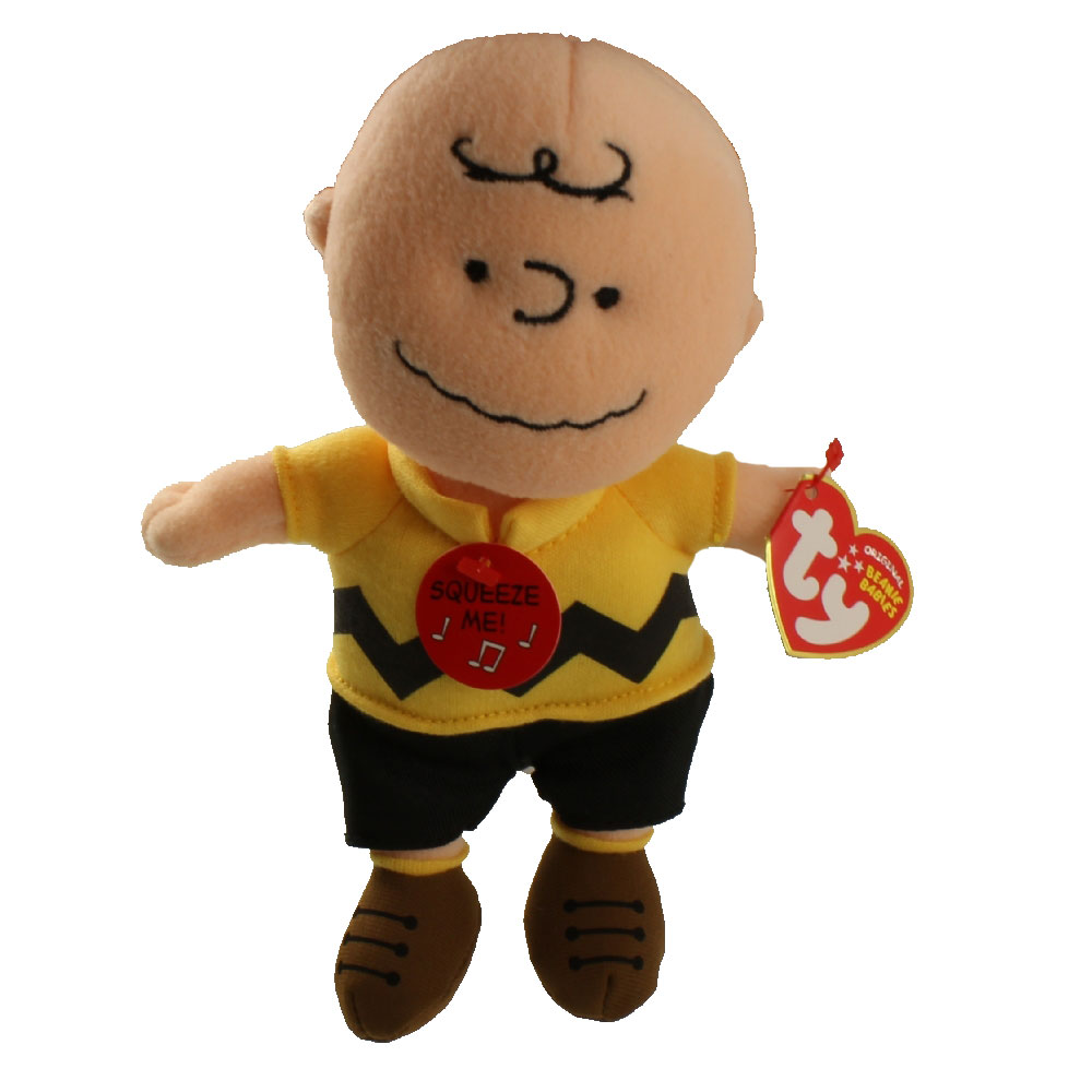 TY Beanie Baby - CHARLIE BROWN ( Music Version ) (8 inch)