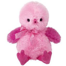 TY Pinkys - CHENILLE the Pink Chick (5.5 inch)