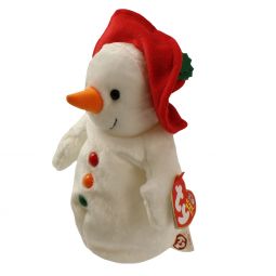 TY Beanie Baby - CHILLIN' the Snowman (7 inch)