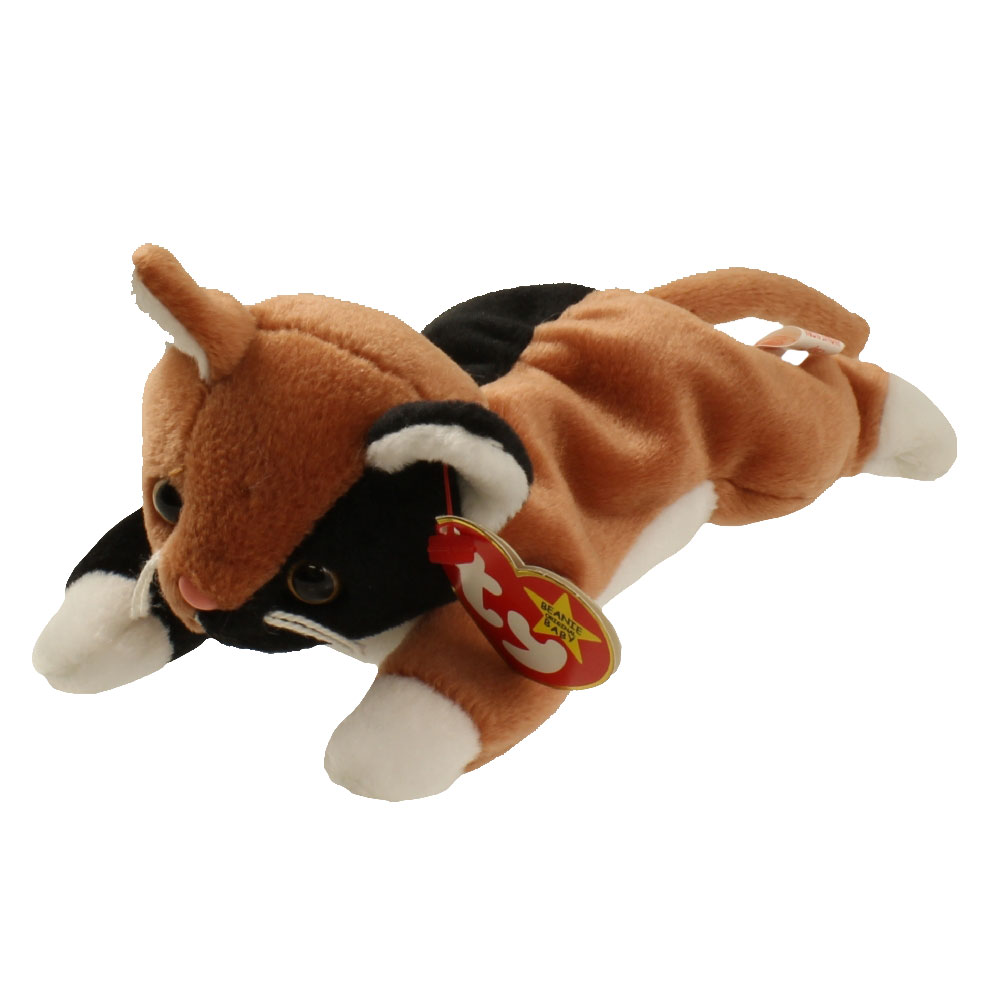 TY Beanie Baby - CHIP the Calico Cat (8 inch)