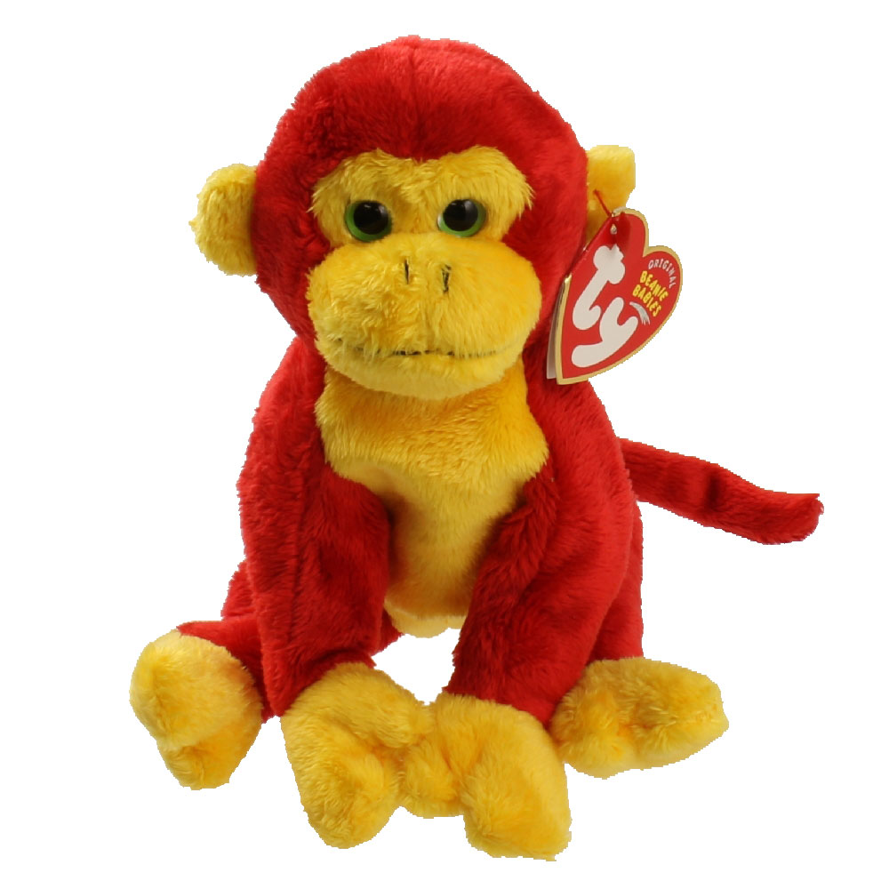 TY Beanie Baby - CHOPSTIX the Monkey (6 inch)