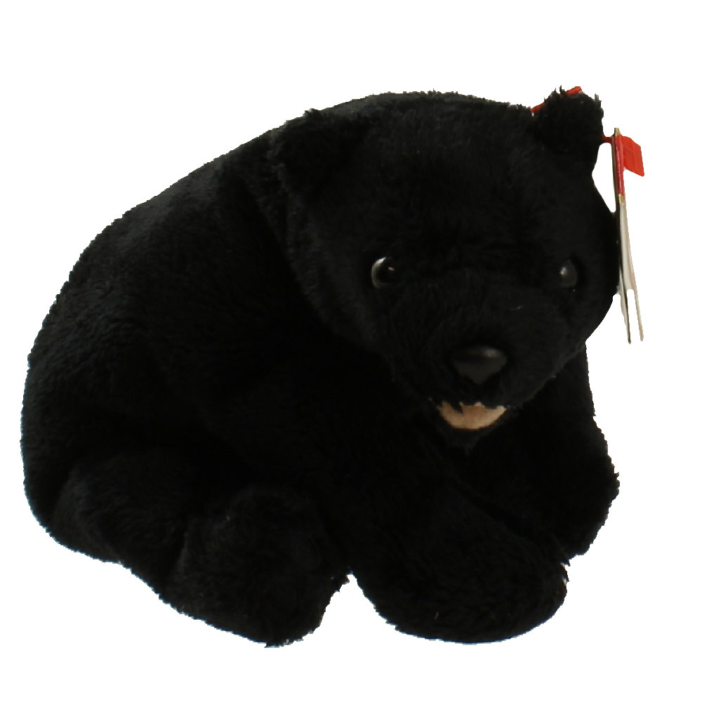 TY Beanie Baby - CINDERS the Bear (5 