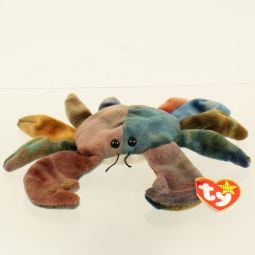 TY Beanie Baby - CLAUDE the Crab (PVC Pellets - 4th Gen - All CAPS Error) MWMTs