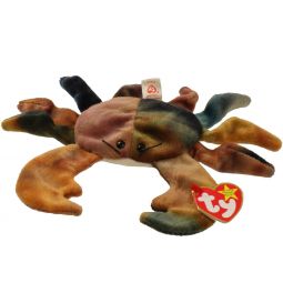 TY Beanie Baby - CLAUDE the Crab (7.5 inch)