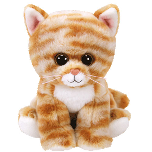 TY Beanie Baby - CLEO the Orange Tabby Cat (6 inch)