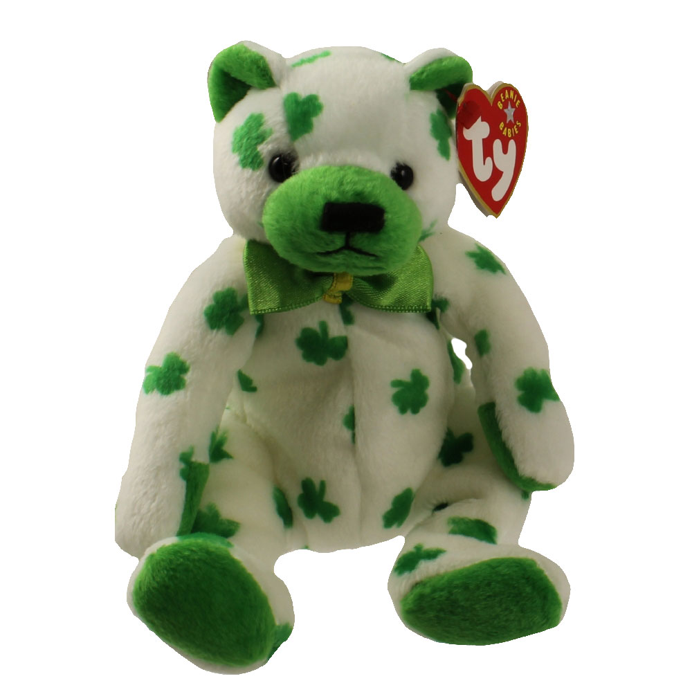 TY Beanie Baby - CLOVER the Irish Bear 