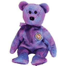 TY Beanie Baby - CLUBBY 4 the Bear (Gold Button) (8.5 inch)