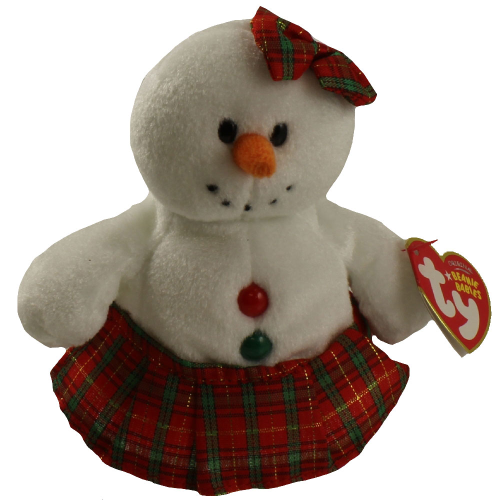 TY Beanie Baby - COOLSTINA the Snowgirl (7 inch)