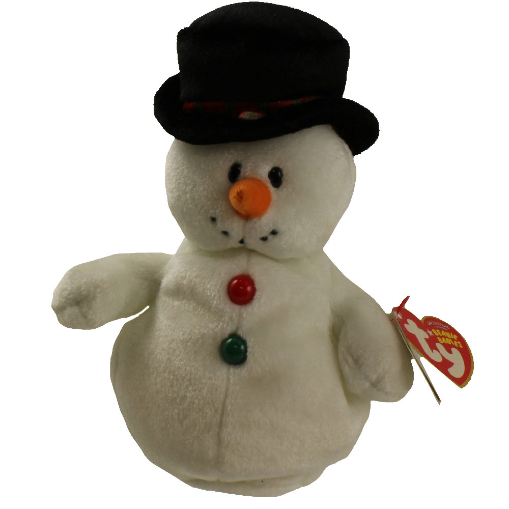 TY Beanie Baby - COOLSTON the Snowman (7 inch)