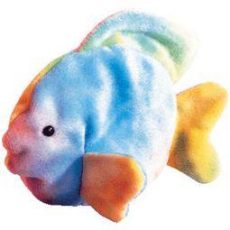 TY Beanie Baby - CORAL the Ty-dyed Fish (4th Gen hang tag) (6 inch)