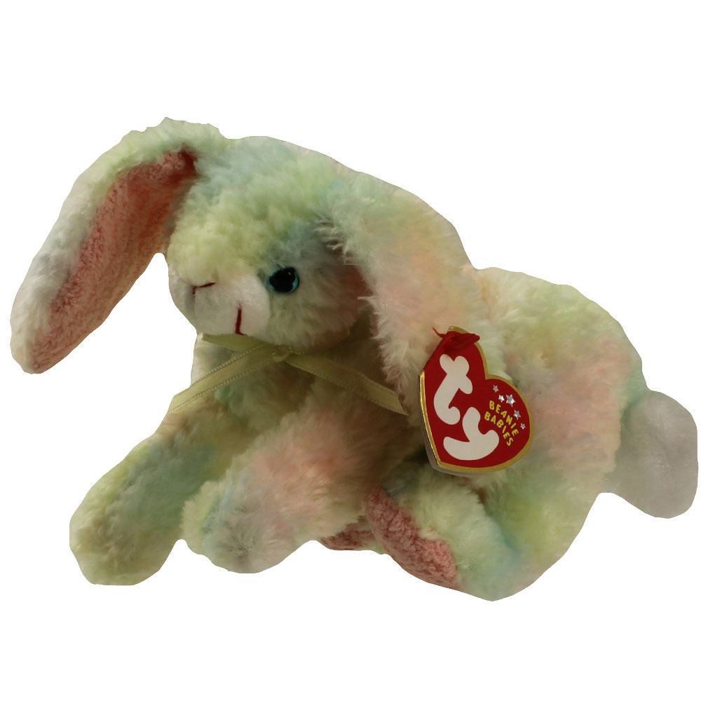 2001 Ty Beanie Baby Babies Cottonball Bunny Rabbit Tags Plush Stuffed Animal for sale online 