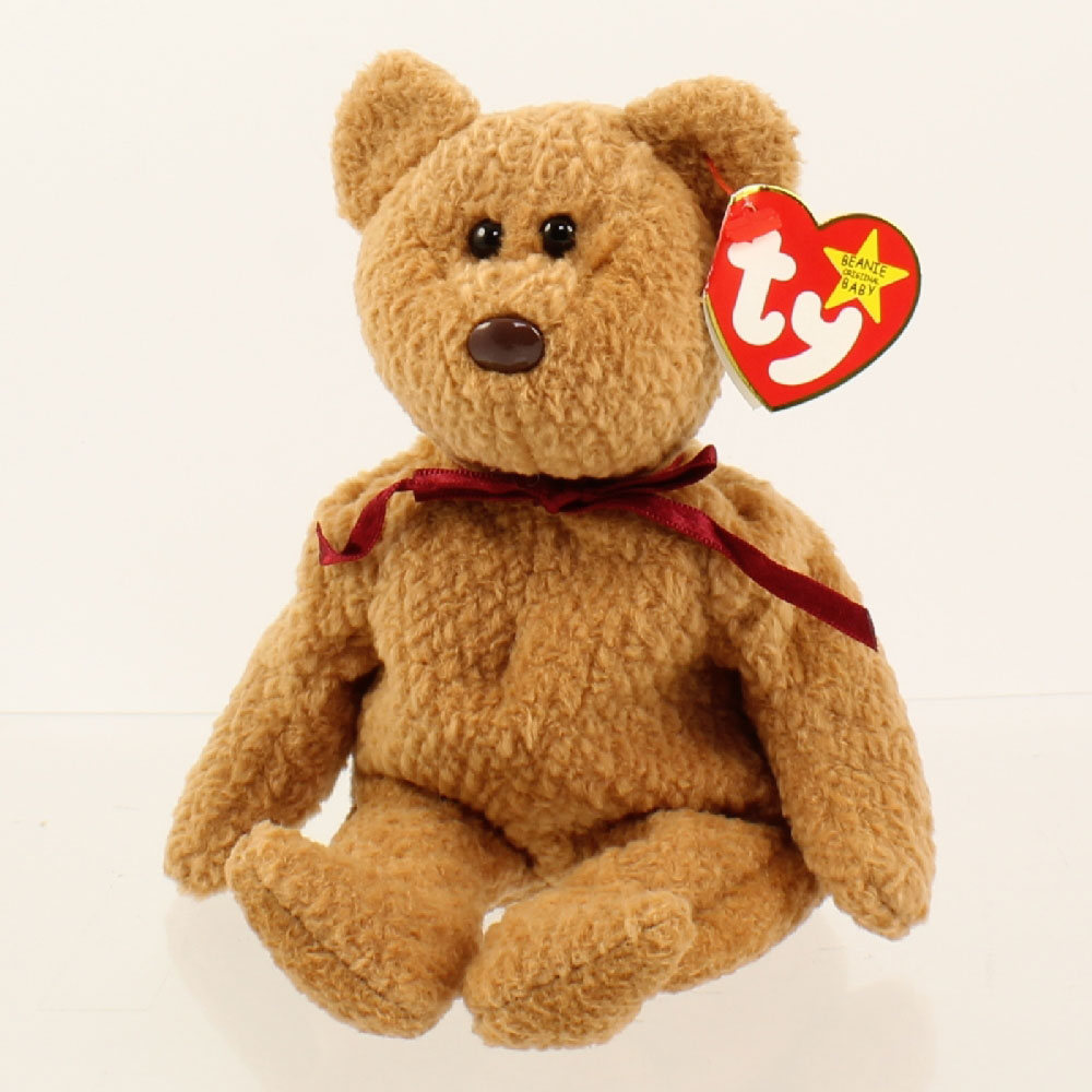 TY Beanie Baby - CURLY the BEAR (5th 