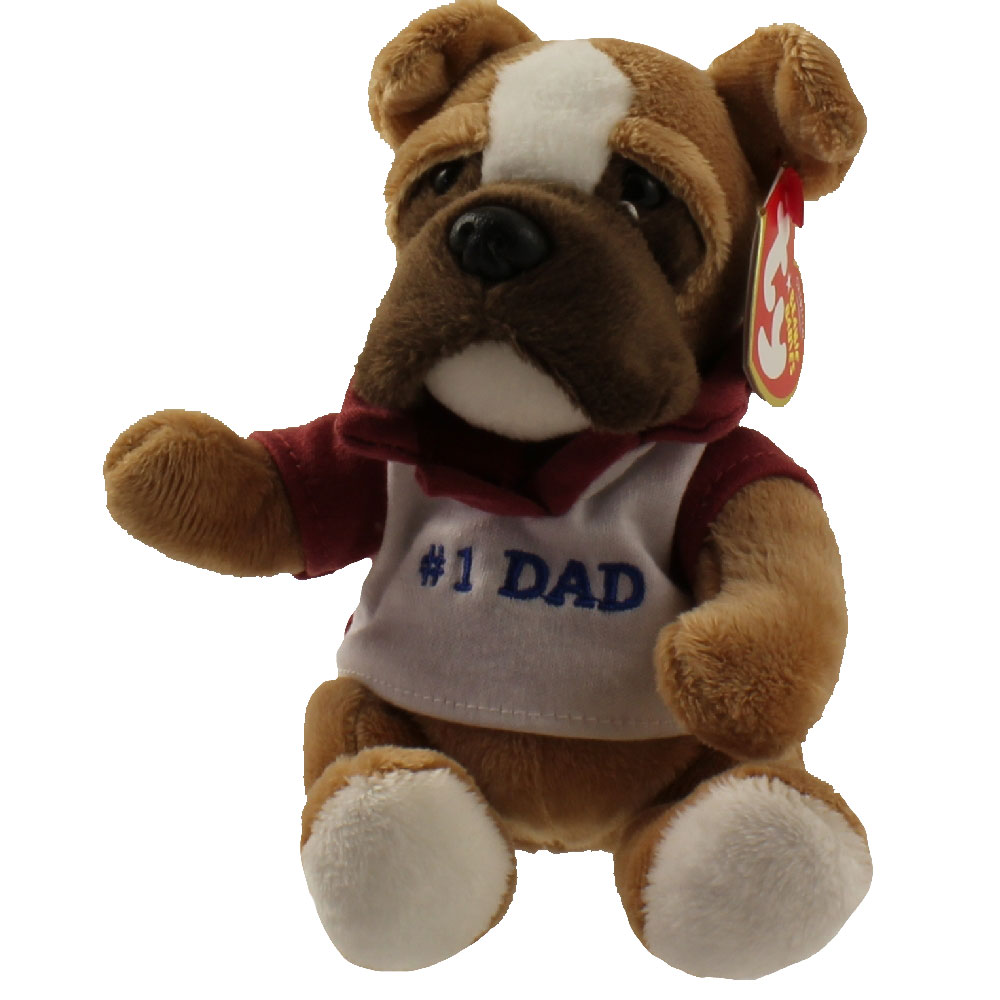 TY Beanie Baby - DAD 2007 the Bulldog (Internet Exclusive) (7 inch)