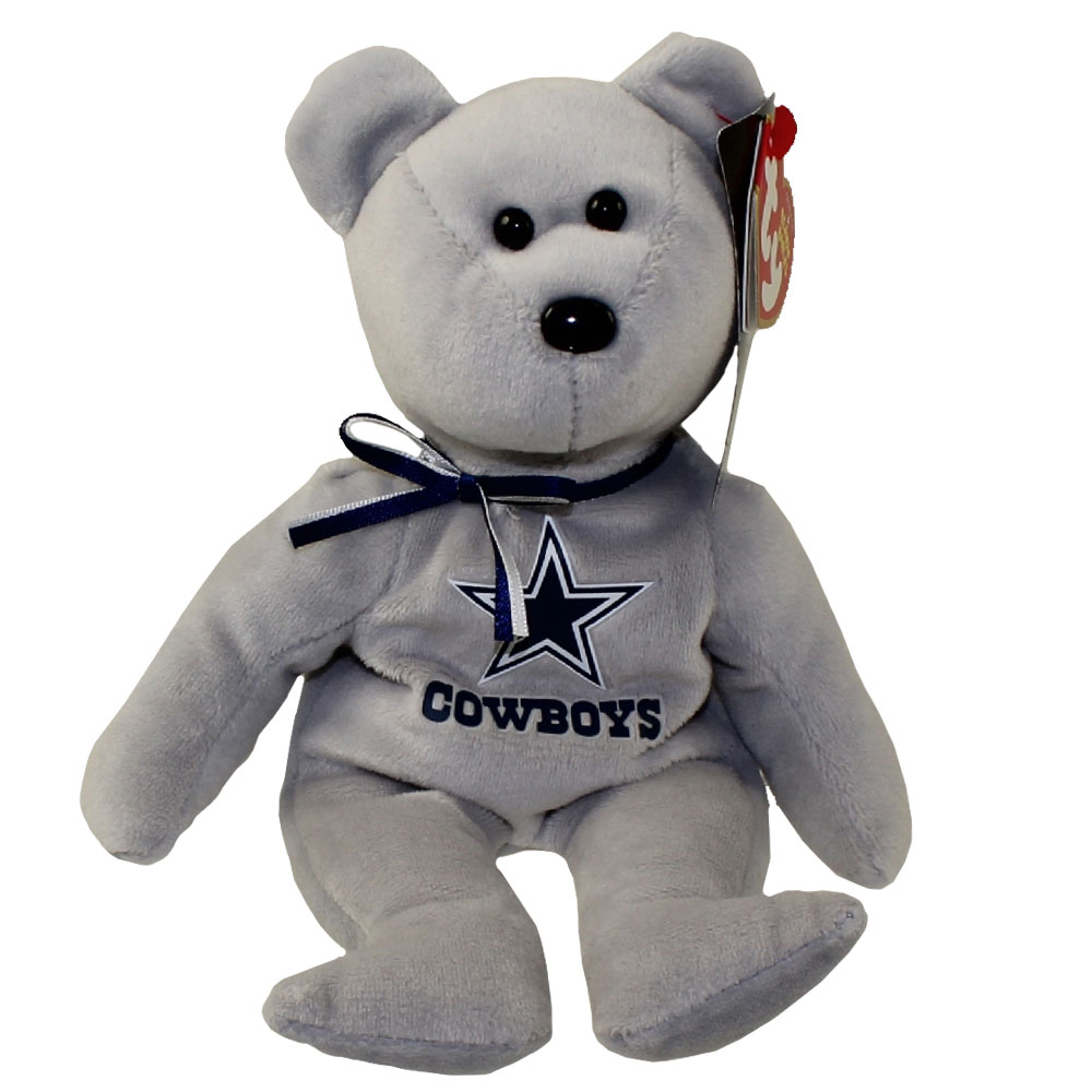 TY Beanie Baby - NFL Football Bear - DALLAS COWBOYS (8.5 