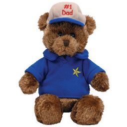 TY Beanie Baby - DEAR DAD the Bear (Hallmark Gold Crown Exclusive) (8 inch)