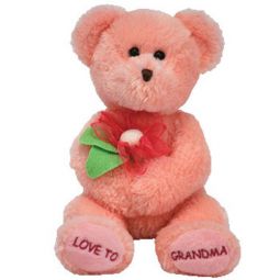 TY Beanie Baby - DEAR GRANDMA the Bear (Hallmark Gold Crown Exclusive) (8.5 inch)