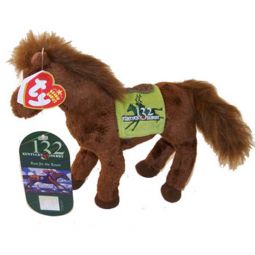 TY Beanie Baby - DERBY 132 the Horse ( Kentucky Derby version w/extra hang tag )