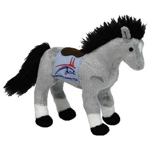 TY Beanie Baby DERBY 133 the Kentucky Derby Horse 7.5 inch BBToyStore Toys Plush Trading Cards Action Figures Games online retail store shop sale