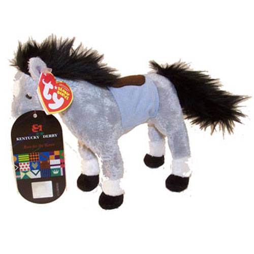 TY Beanie Baby - DERBY 133 the Horse ( Kentucky Derby version w/extra hang tag )