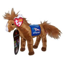 TY Beanie Baby - DERBY 134 the Horse ( BLUE - Kentucky Derby version w/extra hang tag) (7.5 inch)