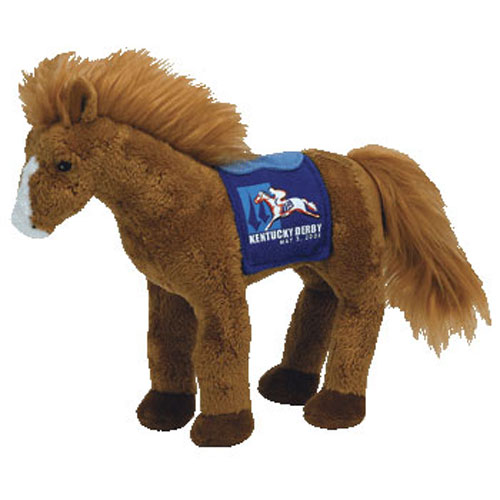 TY Beanie Baby - DERBY 134 the Kentucky Derby Horse (Blue Version) (7.5 inch)