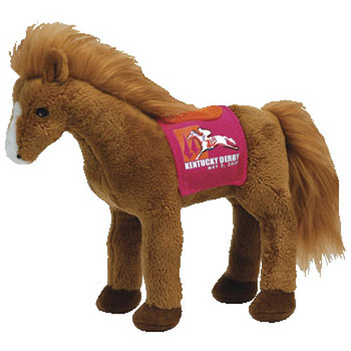 TY Beanie Baby - DERBY 134 the Kentucky Derby Horse (Pink Version) (7.5 inch)