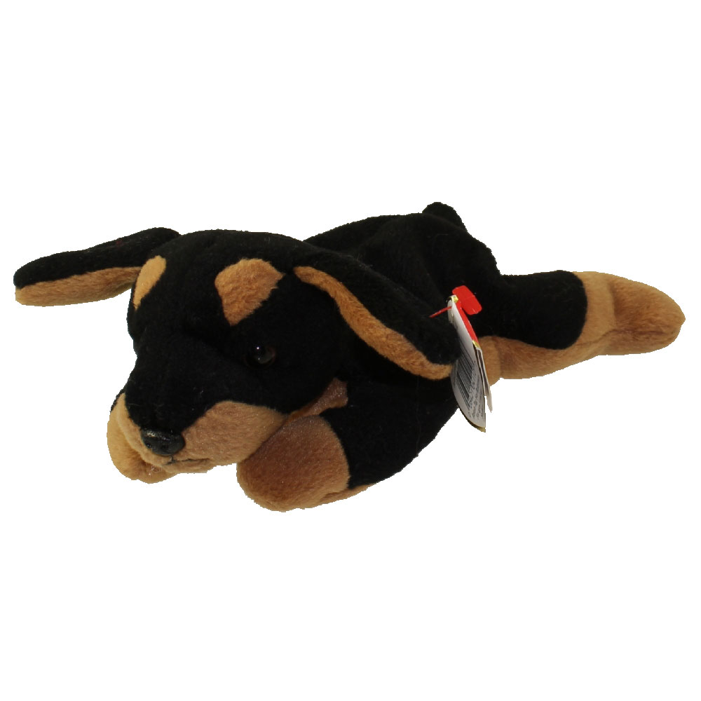 TY Beanie Baby - DOBY the Doberman Dog (8 inch 