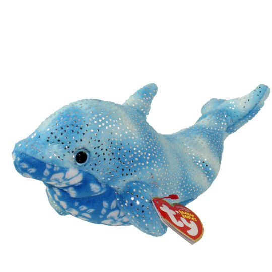 TY Beanie Baby - DOCKS the Blue Dolphin (8 inch): - Toys, Plush, Trading Cards, Action Figures & Games online retail store shop sale TY Beanie Baby - DOCKS the Blue Dolphin (8 inch): - Toys, Plush, Trading Cards, Action Figures & Games online retail store shop sale