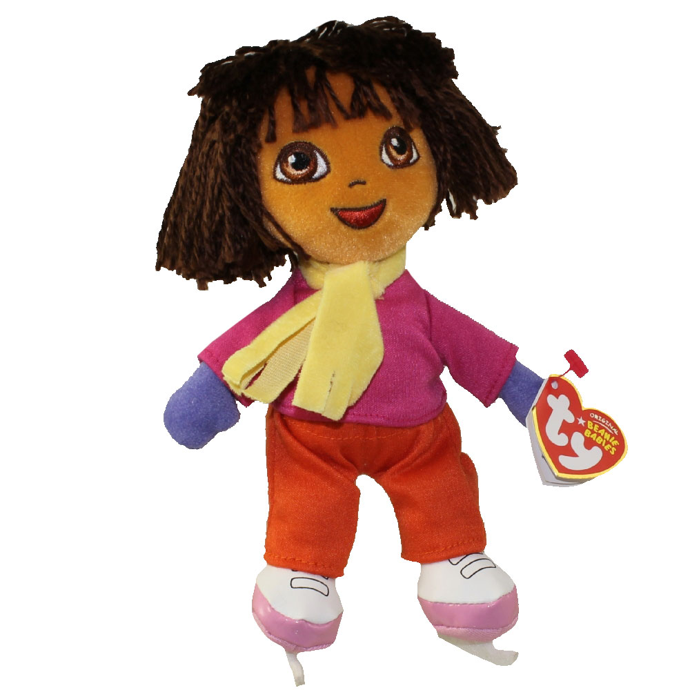 TY Beanie Baby - DORA the Explorer (Ice Skating Version) (8 inch)