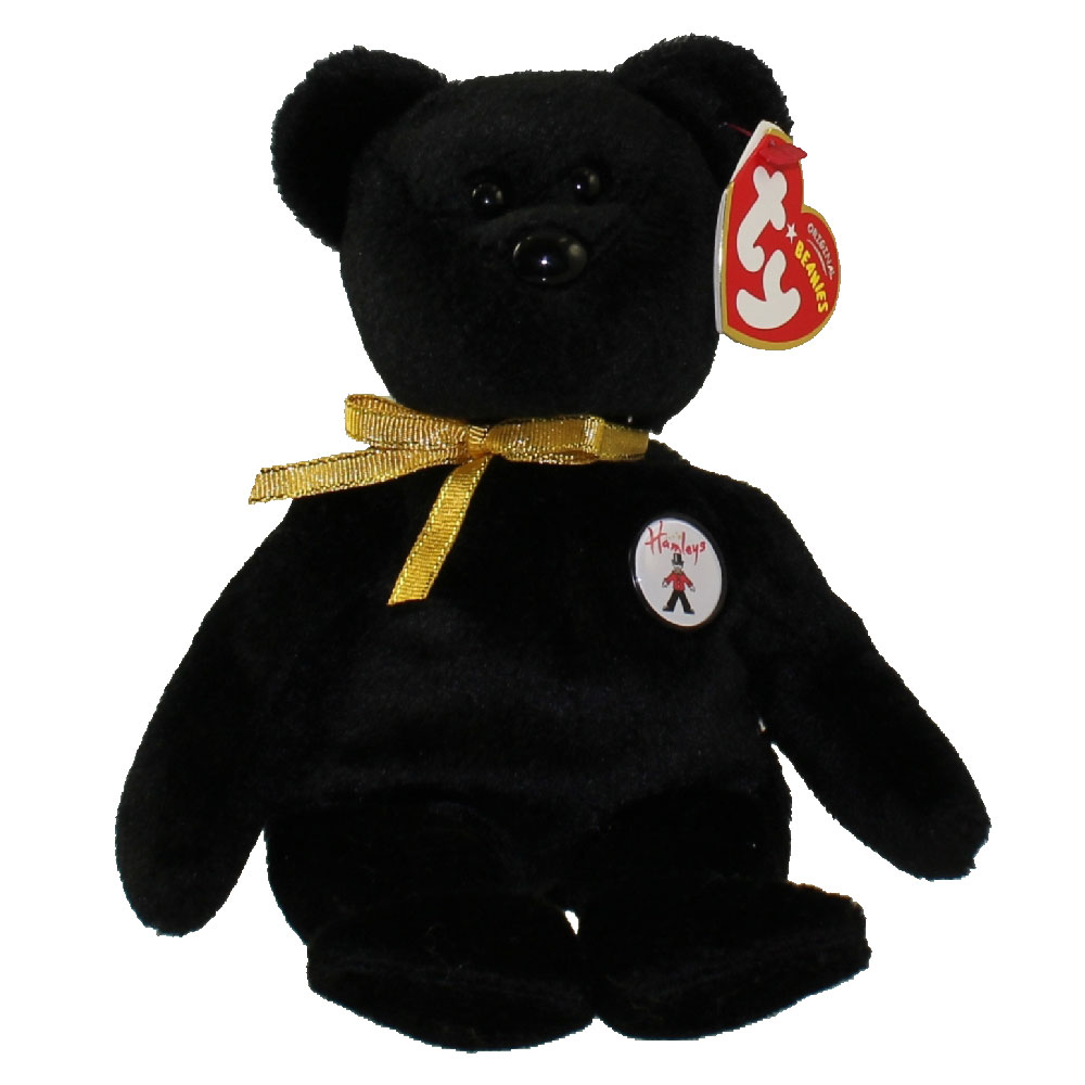 TY Beanie Baby - EBONY the Bear (UK Hamleys Store Exclusive) (8.5 inch)