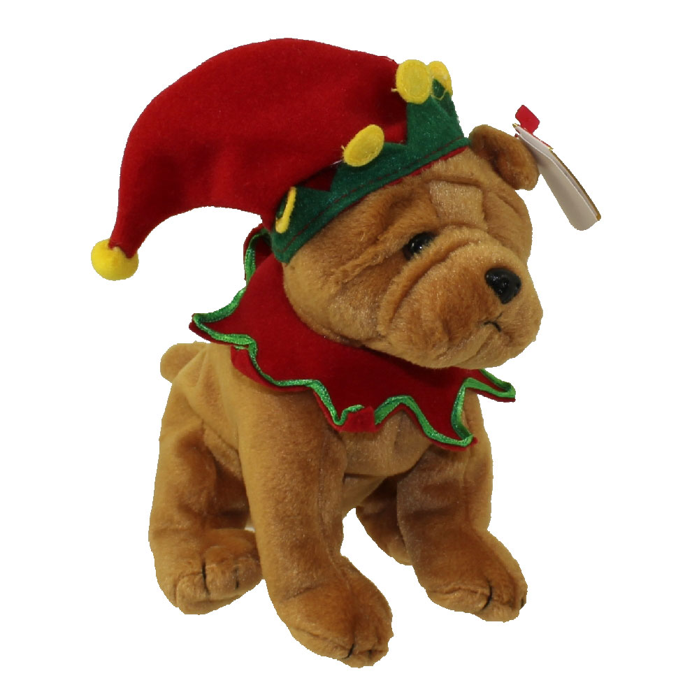 TY Beanie Baby - ELFIS the Holiday Dog (Learning Express Exclusive) (6 inch)