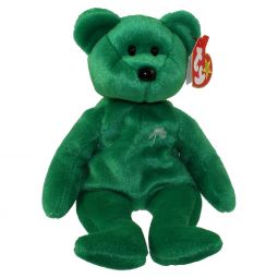 TY Beanie Baby - ERIN the Irish Bear (8.5 inch)