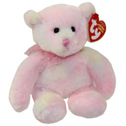 TY Beanie Baby - FAUNA the Pink Ty-dyed Bear (7.5 inch)