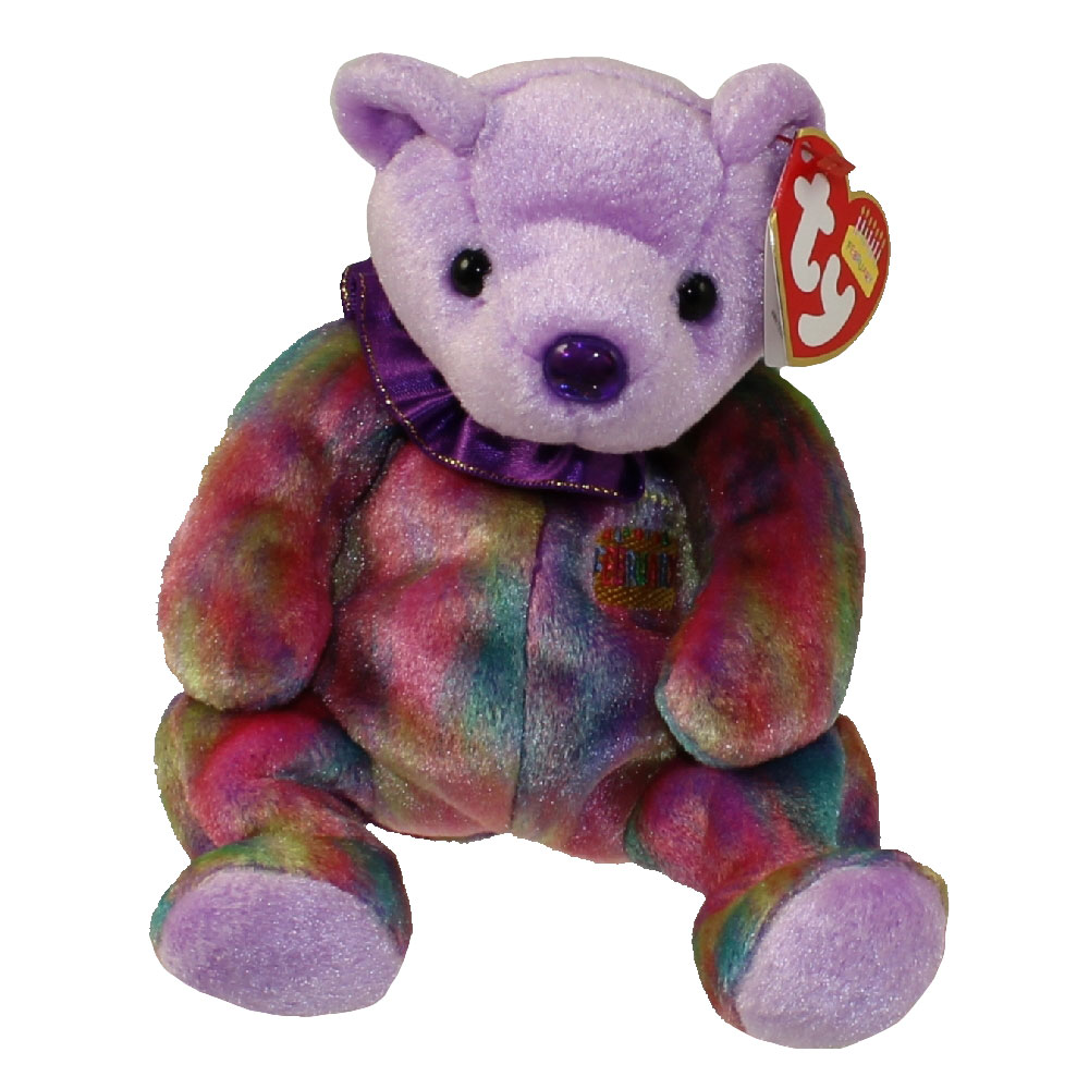 TY Beanie Baby - FEBRUARY the Birthday Bear (7.5 inch)