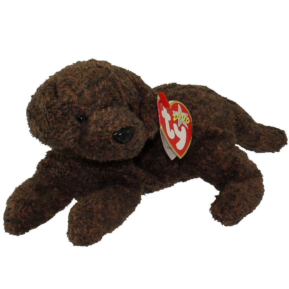 TY Beanie Baby - FETCHER the Dog (7 inch)