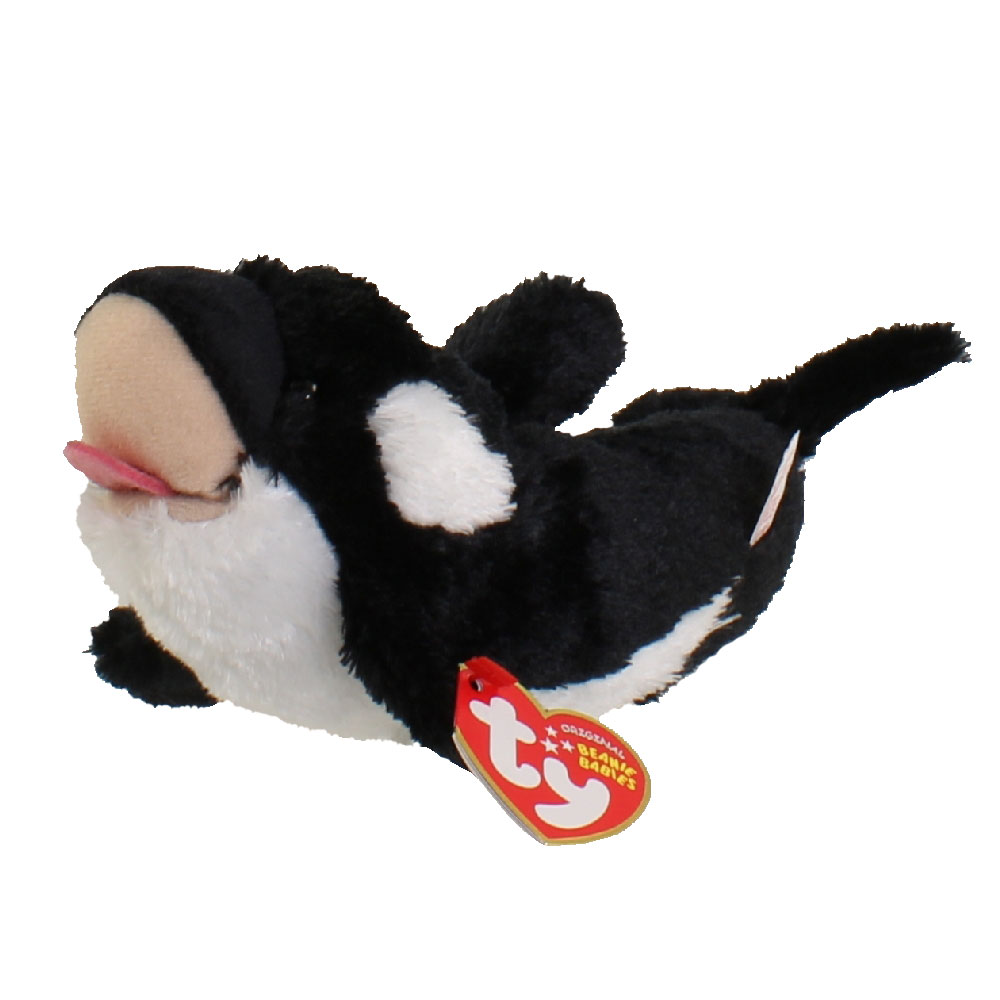 TY Beanie Baby - FIN the Orca Whale (Seaworld Exclusive)(8 inch)