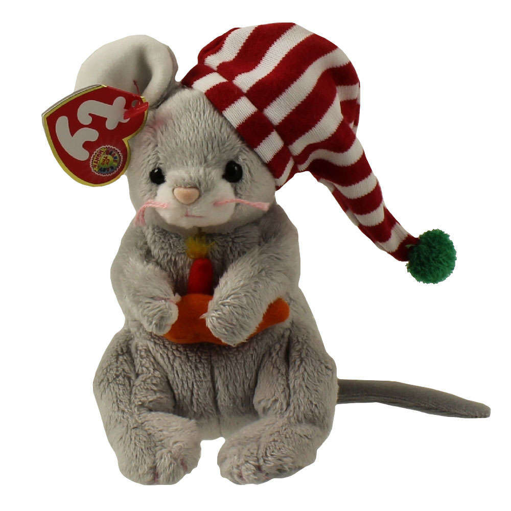 TY Beanie Baby - FLICKER the Mouse (BBOM December 2005) (5.5 inch)