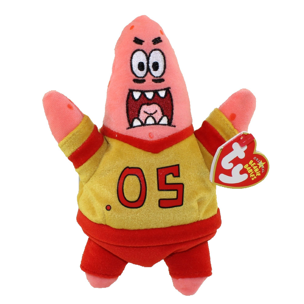 TY Beanie Baby - PATRICK STAR ( FOOTBALL STAR ) (7 inch)