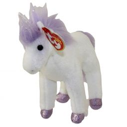 TY Beanie Baby - FORTRESS the Unicorn (7 inch)