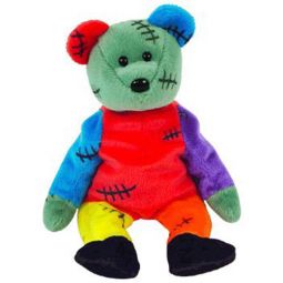 TY Beanie Baby - FRANKENTEDDY Bear (various colored feet) (8.5 inch)