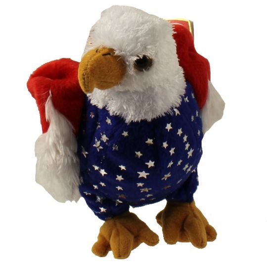 MINT with MINT TAG PRICE STICKER TY BALDY the EAGLE BEANIE BABY